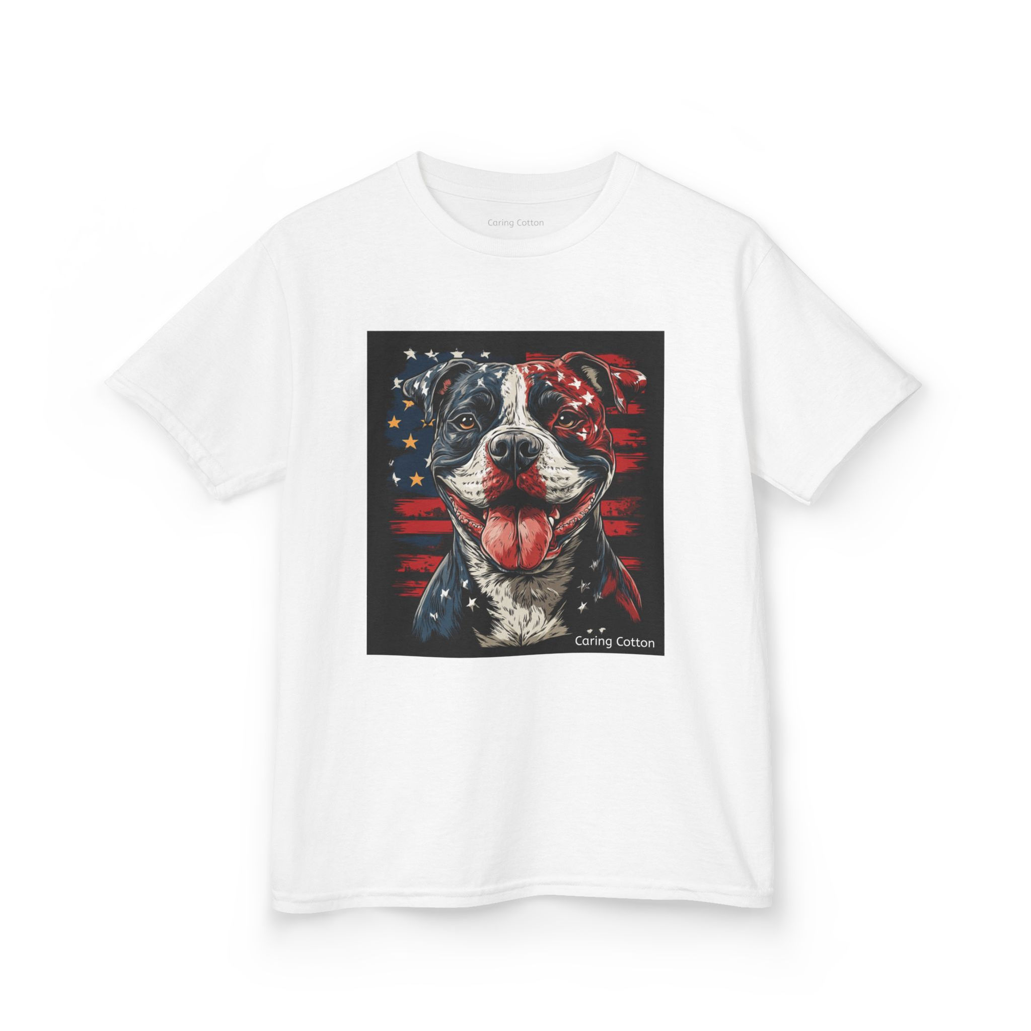 Kids American Strafford Terrier America! Tee