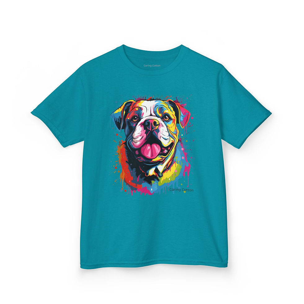 Thumbnail: Kids Bull Dog Pop Art Tee