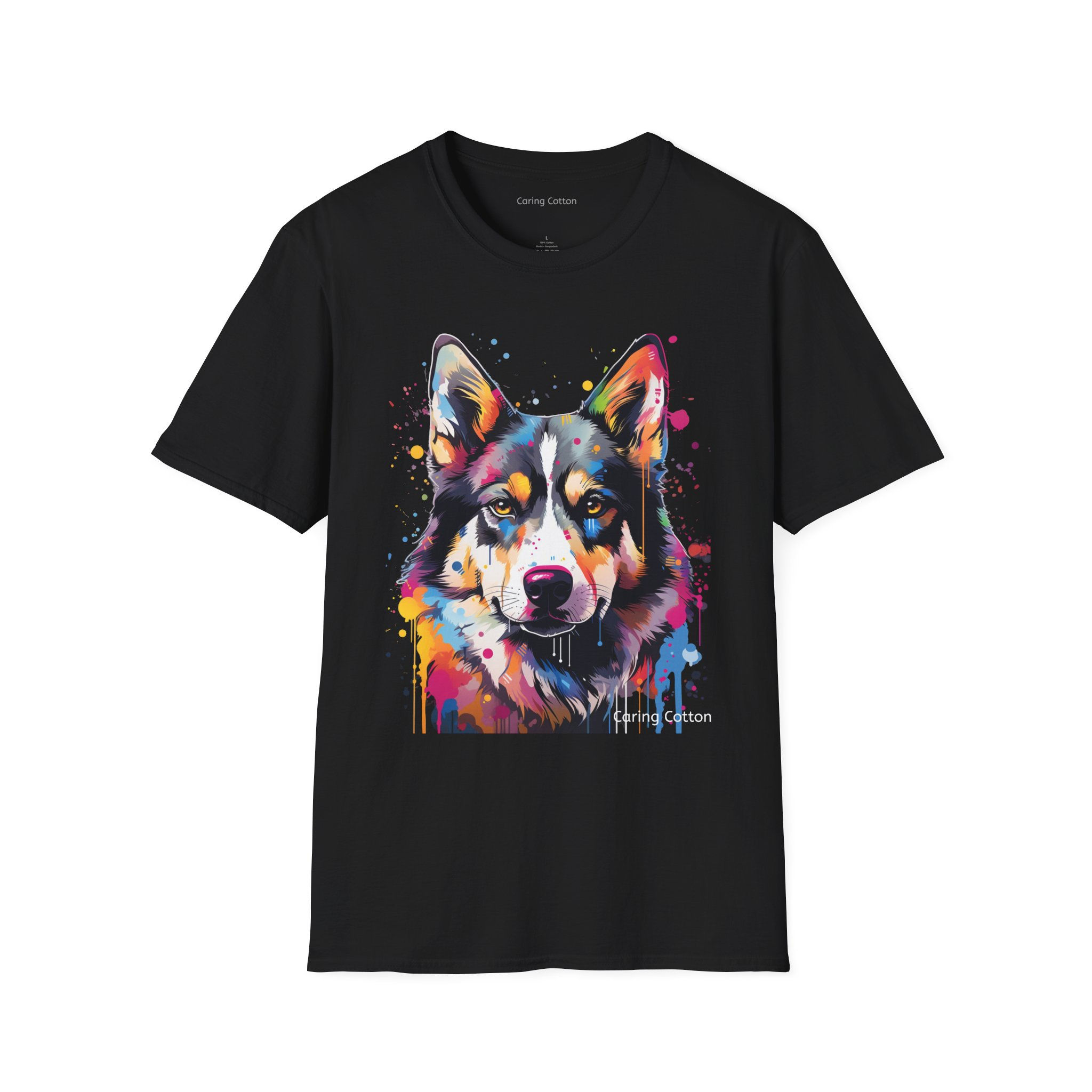 Siberian Husky Pop Art T-Shirt