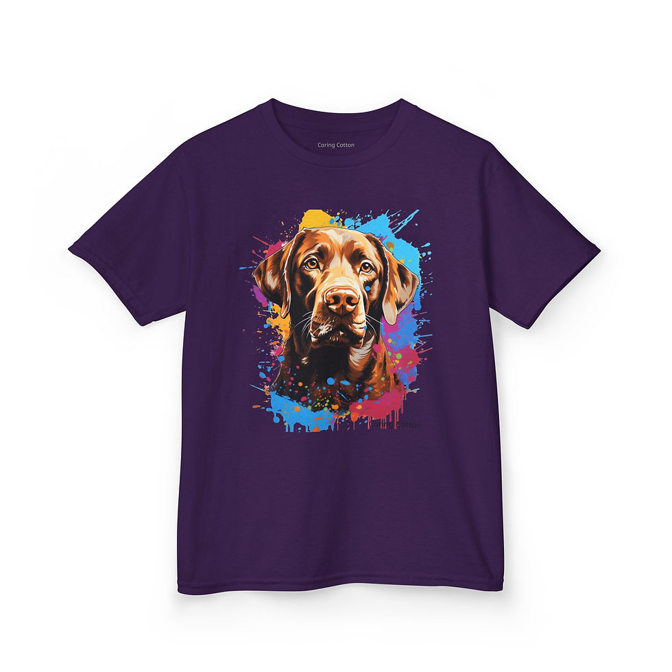 Thumbnail: Kids Labrador Retriever Pop Art Tee