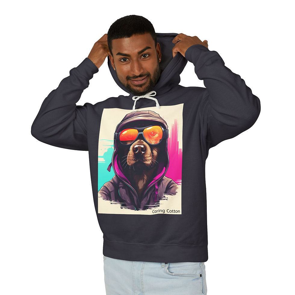 Thumbnail: Labrador Retriever Cool Guy Hooded Sweatshirt
