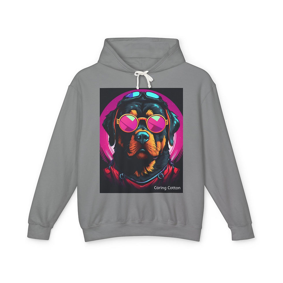 Thumbnail: Rottweiler Cool Guy Hooded Sweatshirt