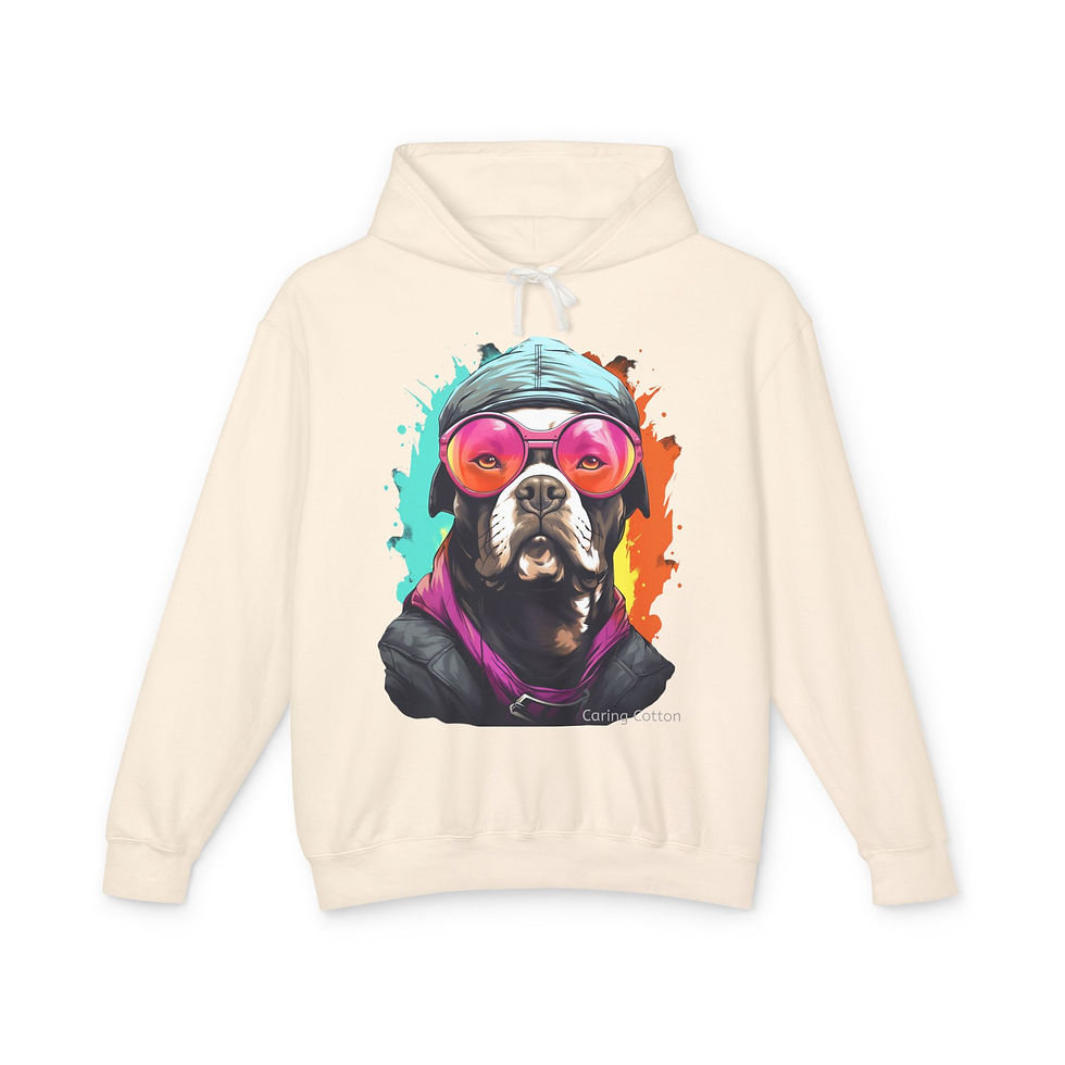 Thumbnail: American Stafford Terrier Cool Guy Hooded Sweatshirt