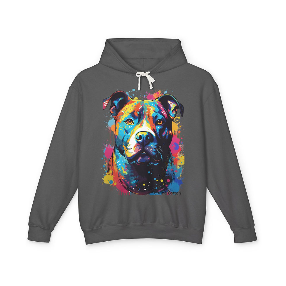 Thumbnail: American Staffordshire Terrier Pop Art Hooded Sweatshirt