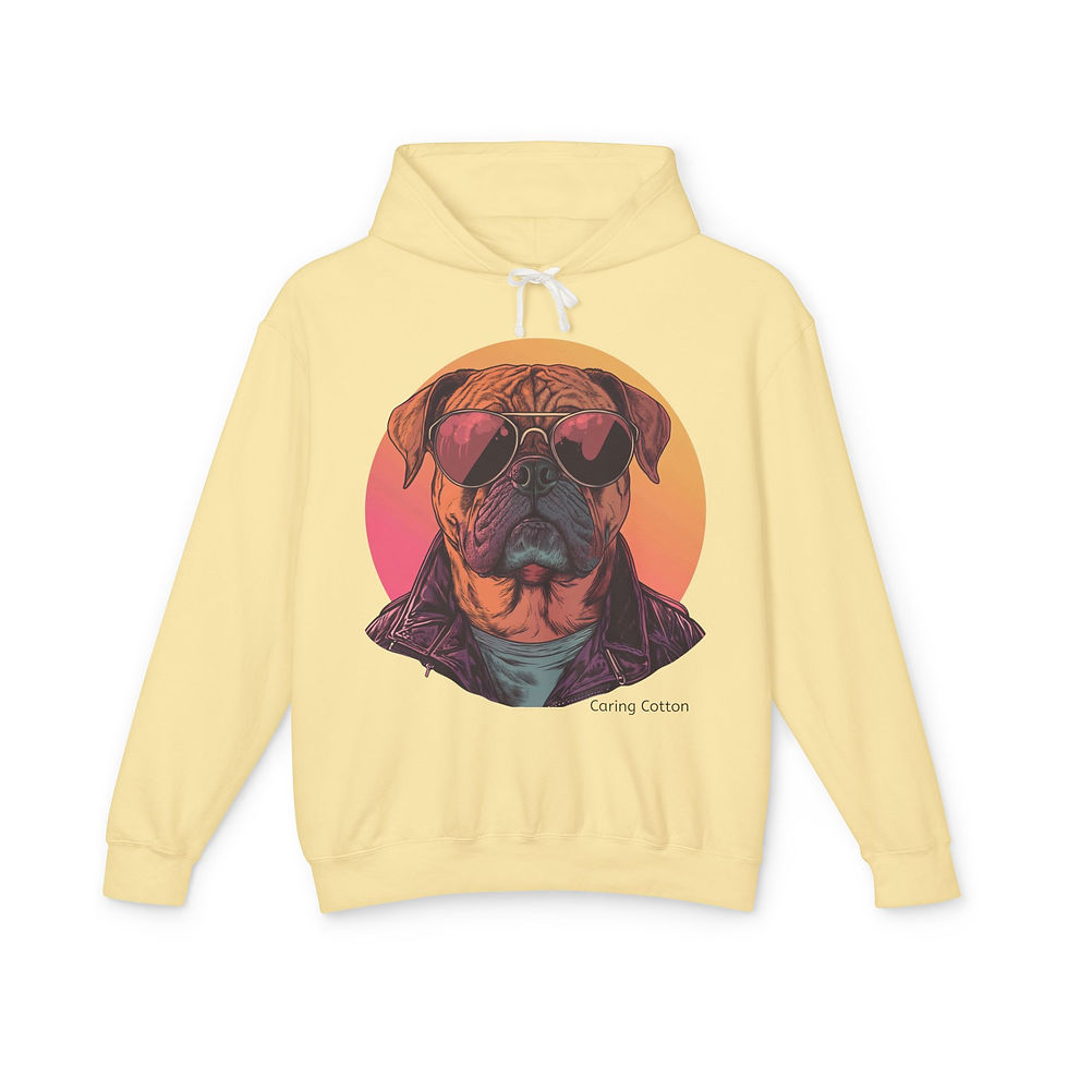 Thumbnail: Bulldog Cool Guy Hooded Sweatshirt