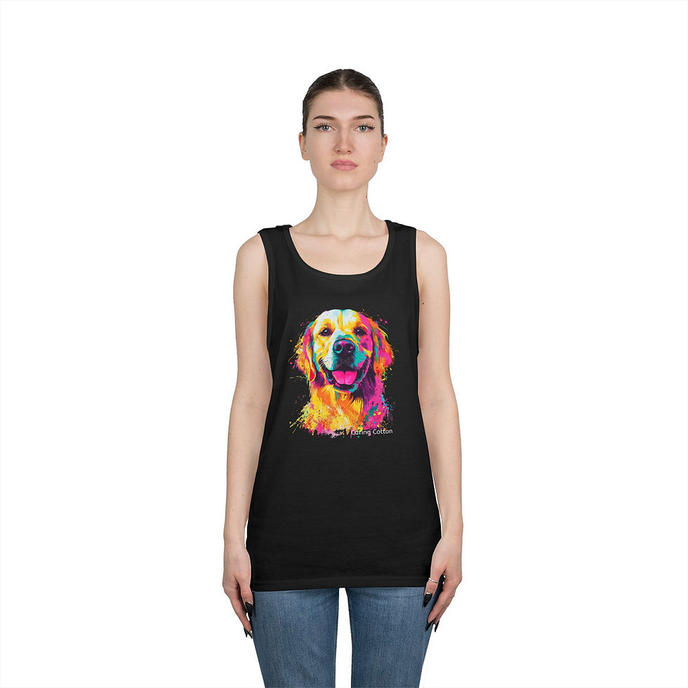 Thumbnail: Golden Retriever Pop Art Tank Top