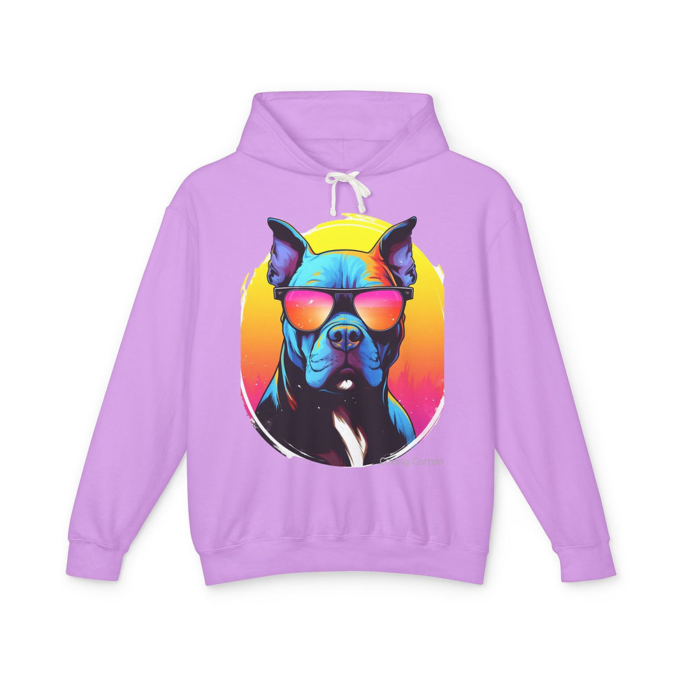 Thumbnail: American Stafford Terrier Cool Guy Hooded Sweatshirt