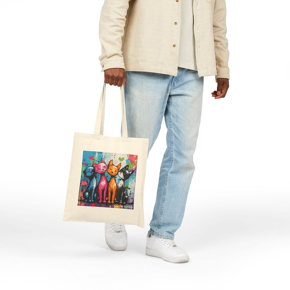 Thumbnail: Pet Lover's Cotton Tote Bag
