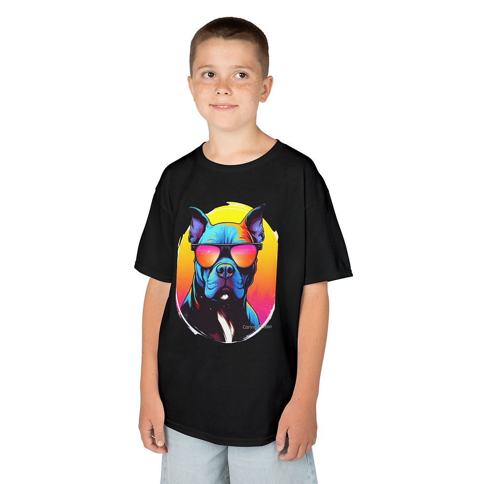 Thumbnail: Kids American Staffordshire Terrier Cool Guy Tee