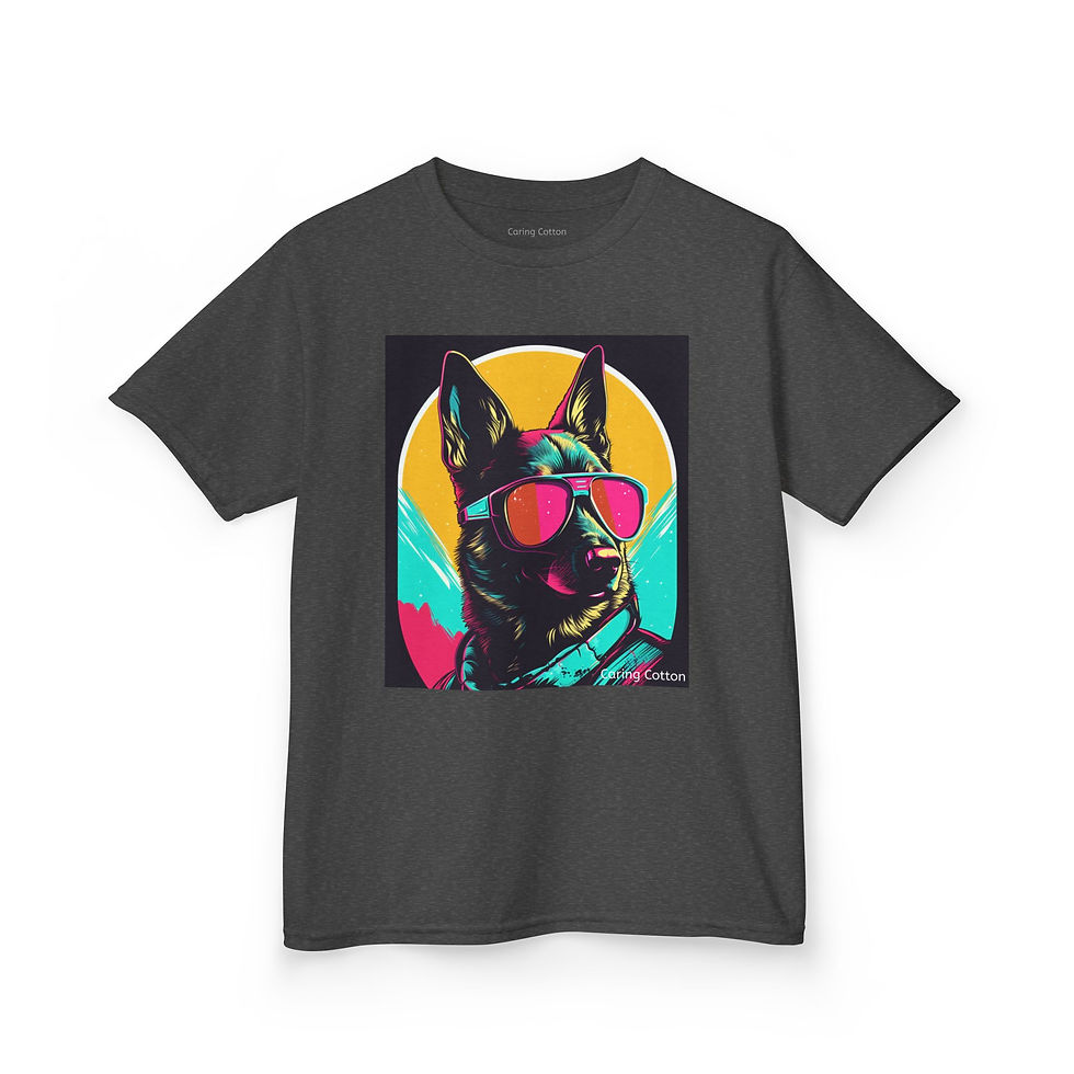 Thumbnail: Kids German Shepherd Cool Guy Tee