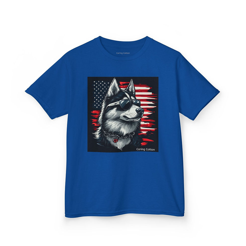 Thumbnail: Kids Siberian Husky America! Tee