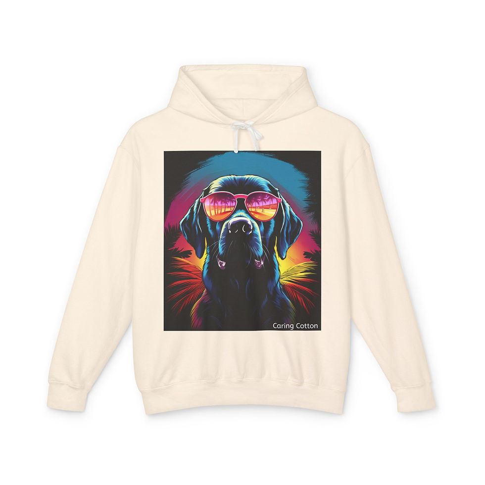 Thumbnail: Labrador Retriever Cool Guy Hooded Sweatshirt