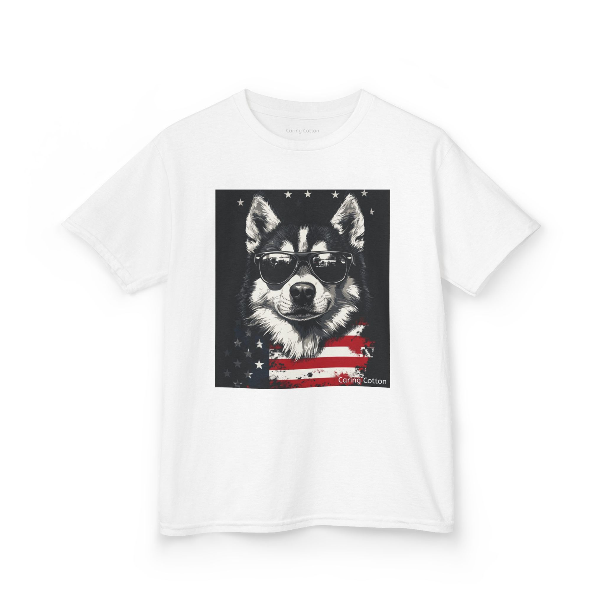 Kids Siberian Husky America! Tee