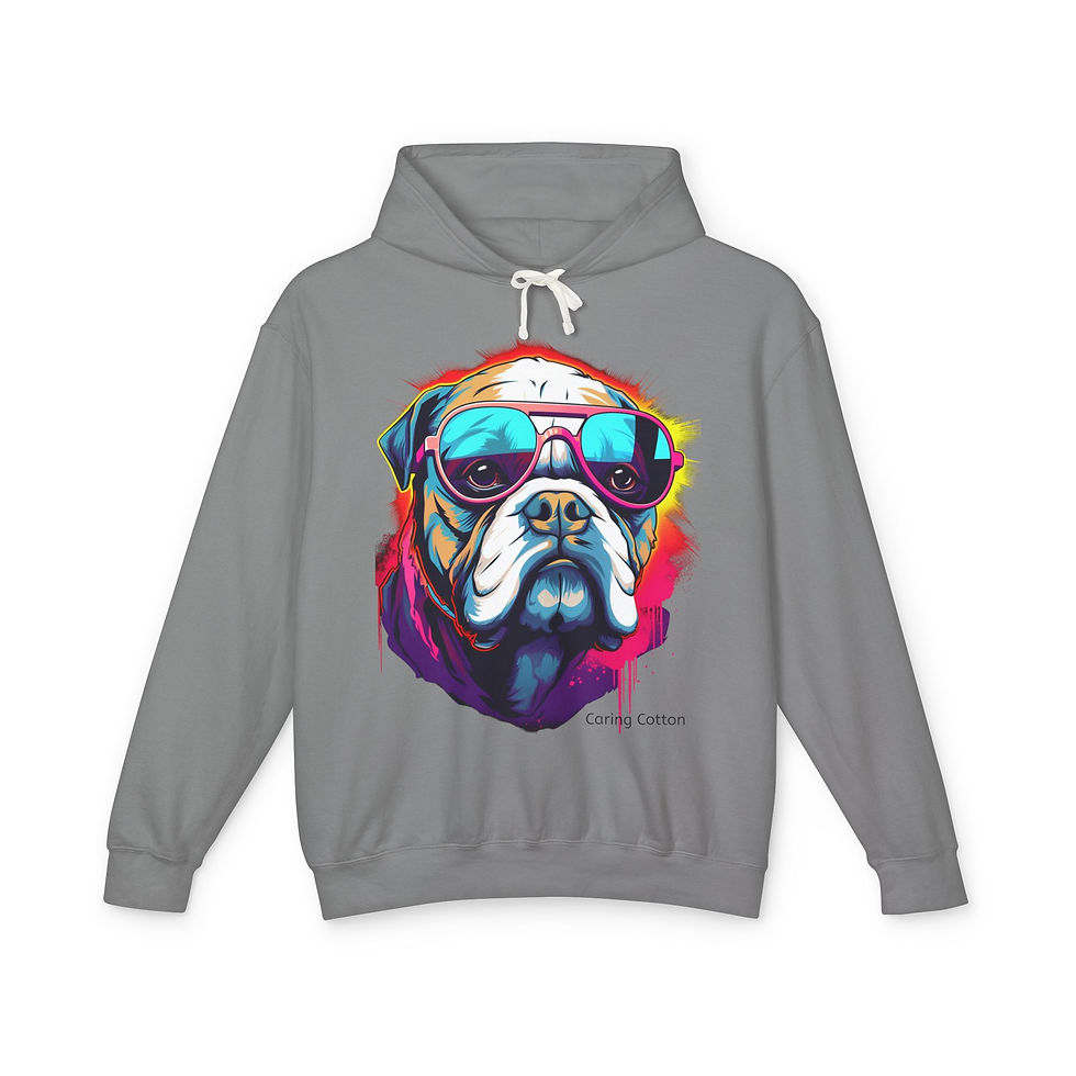 Thumbnail: Bulldog Cool Guy Hooded Sweatshirt