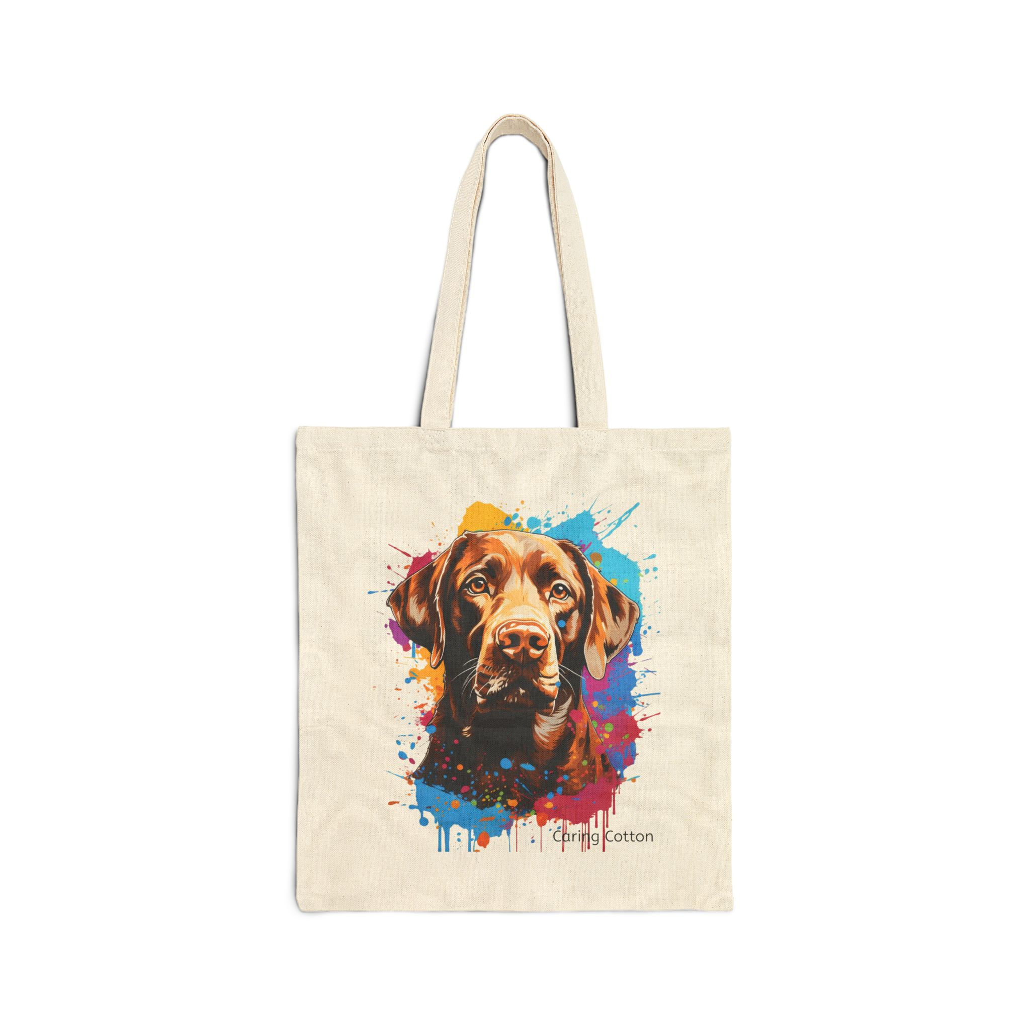 Dog Lover's Cotton Tote Bag