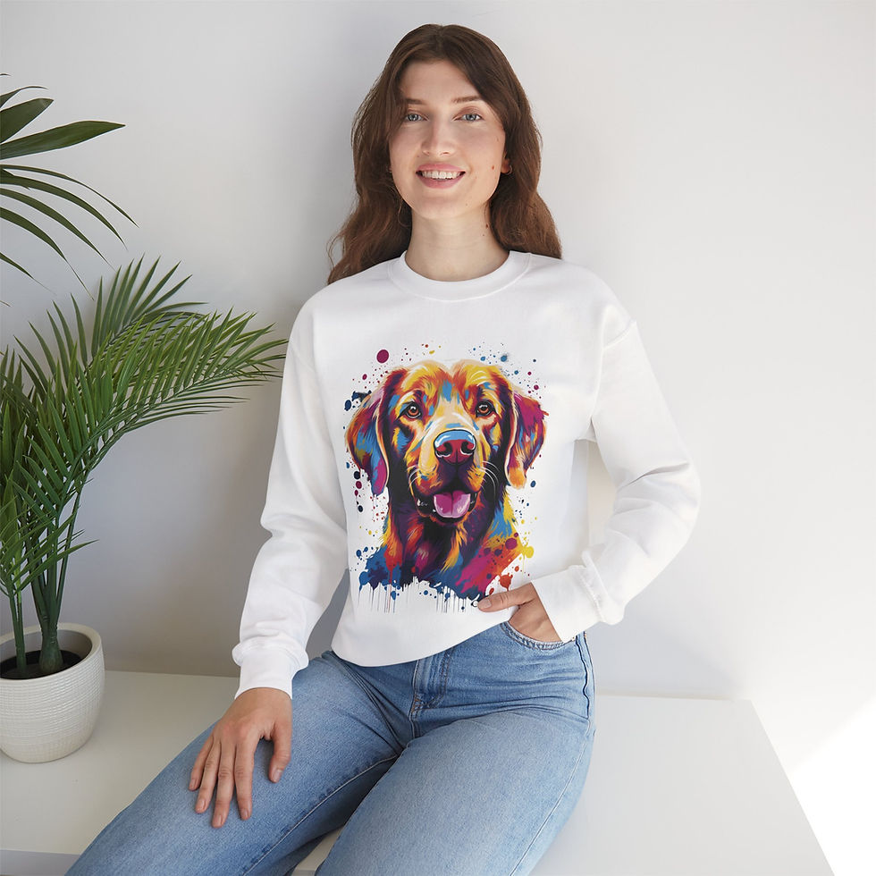 Thumbnail: Labrador Retriever Pop Art Sweatshirt