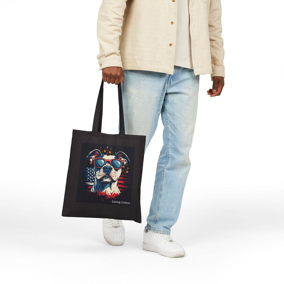 Thumbnail: Dog Lover's Cotton Tote Bag