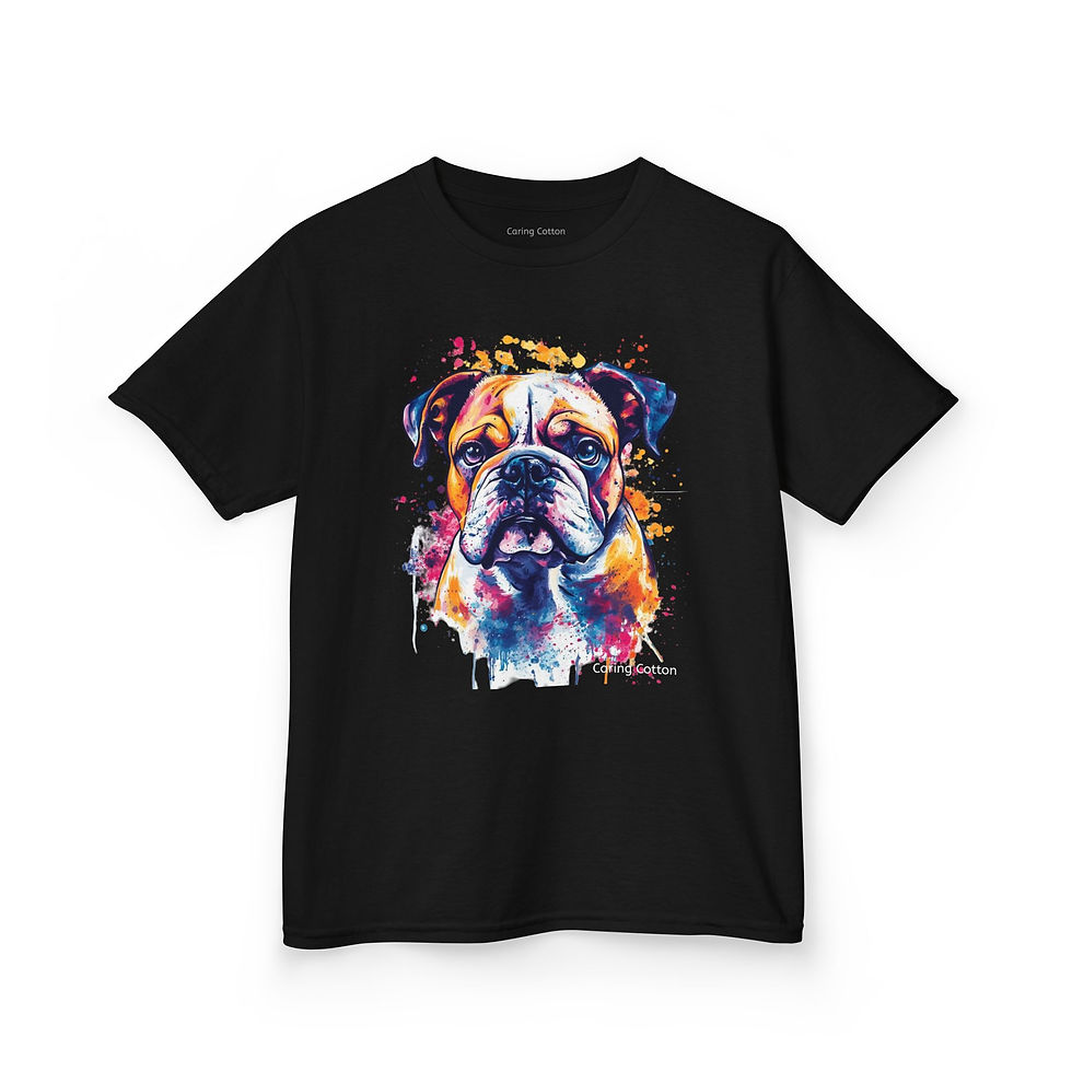 Thumbnail: Kids Bull Dog Pop Art Tee