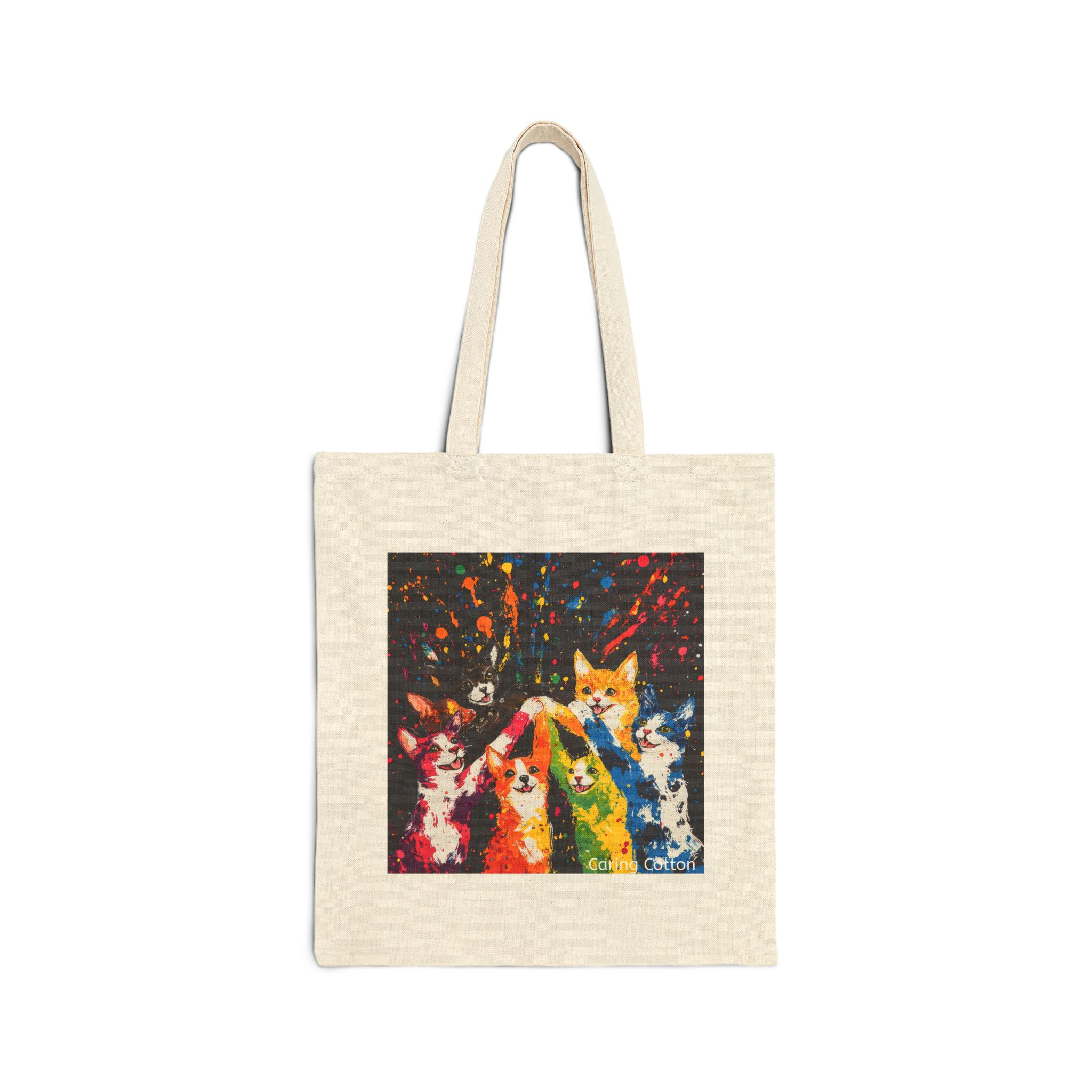 Pet Lover's Cotton Tote Bag