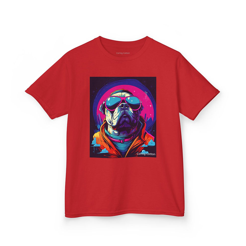 Thumbnail: Kids Bulldog Cool Guy Tee