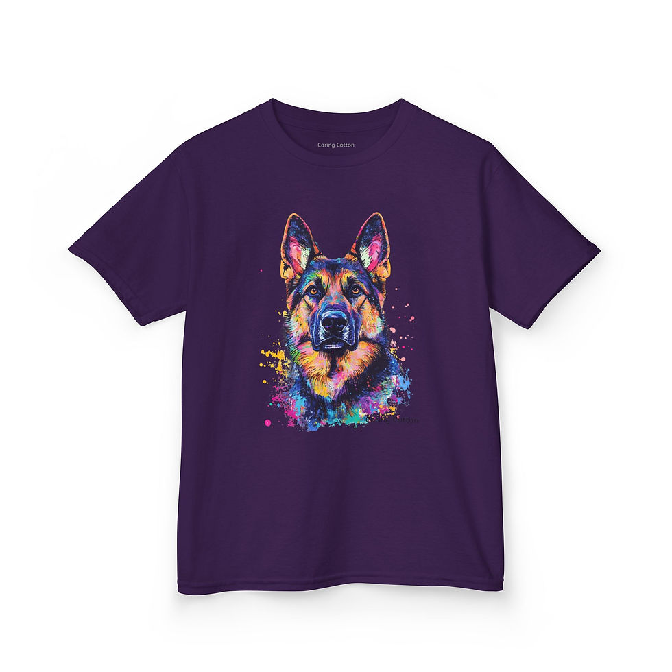Thumbnail: Kids German Shepherd Pop Art Tee