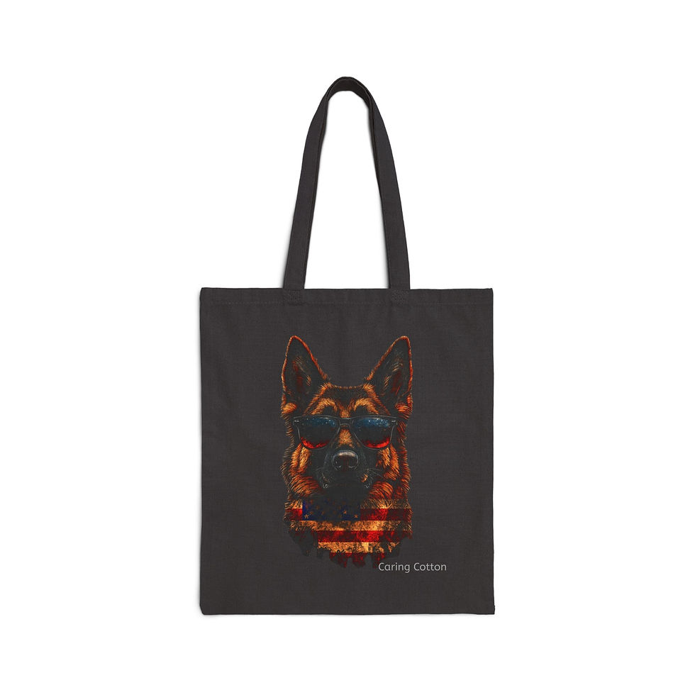 Thumbnail: Dog Lover's Cotton Tote Bag
