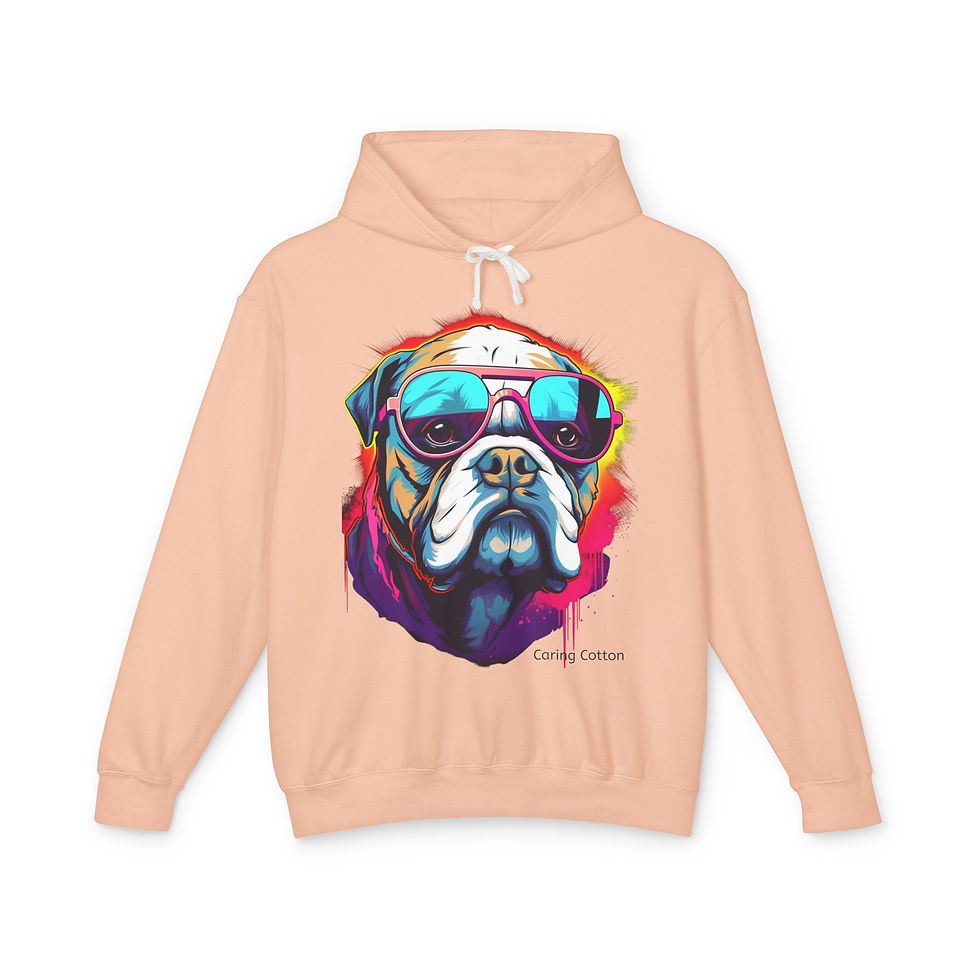 Thumbnail: Bulldog Cool Guy Hooded Sweatshirt