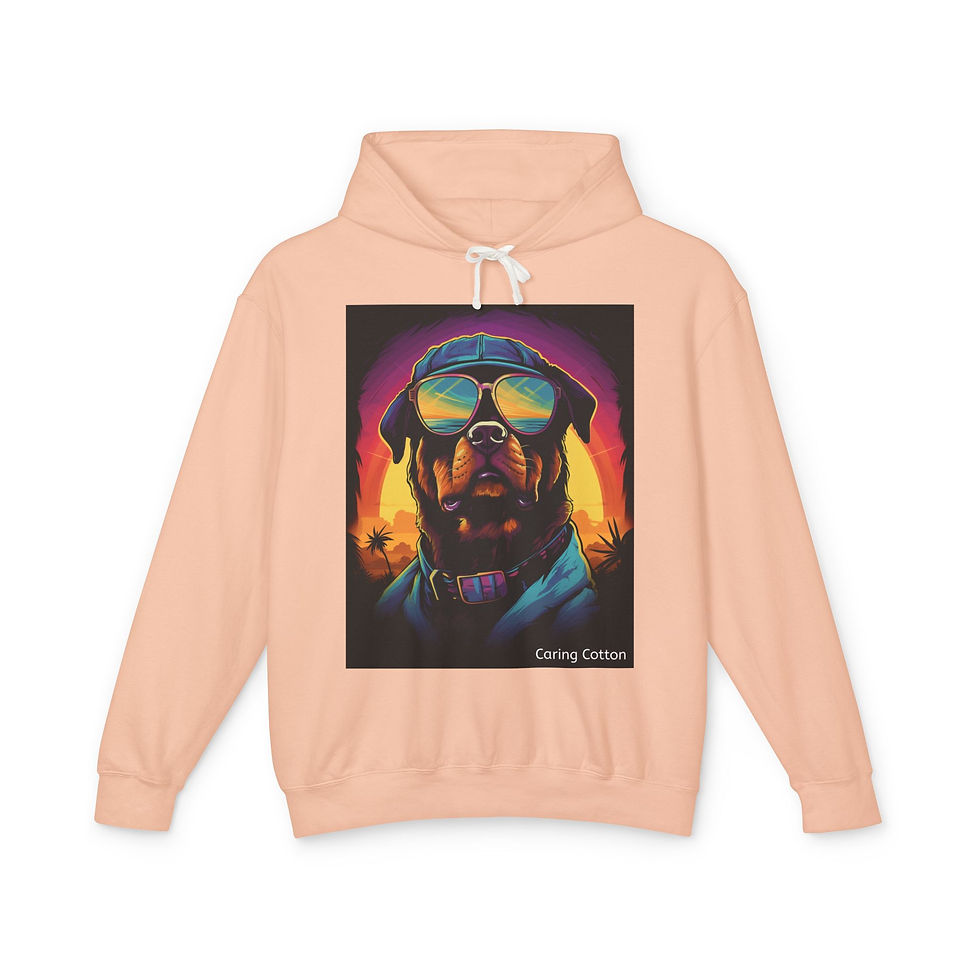 Thumbnail: Rottweiler Cool Guy Hooded Sweatshirt