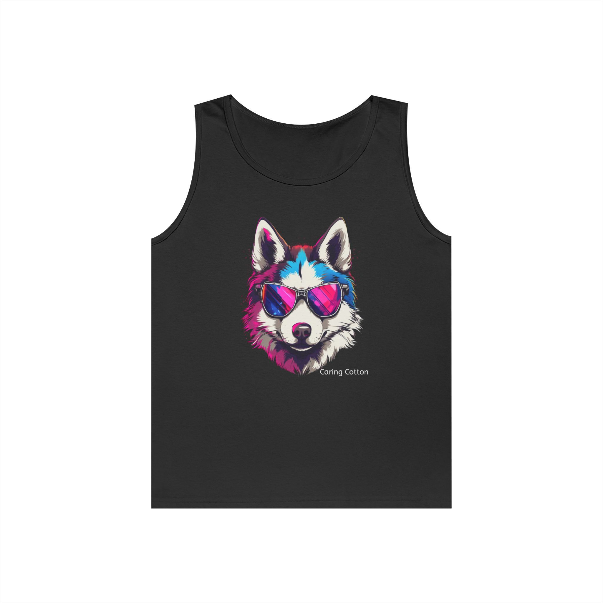 Siberian Husky Cool Guy Tank Top