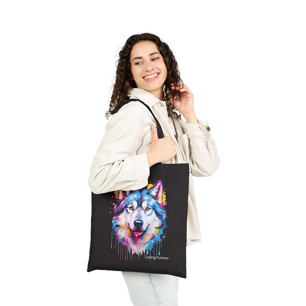 Thumbnail: Dog Lover's Cotton Tote Bag