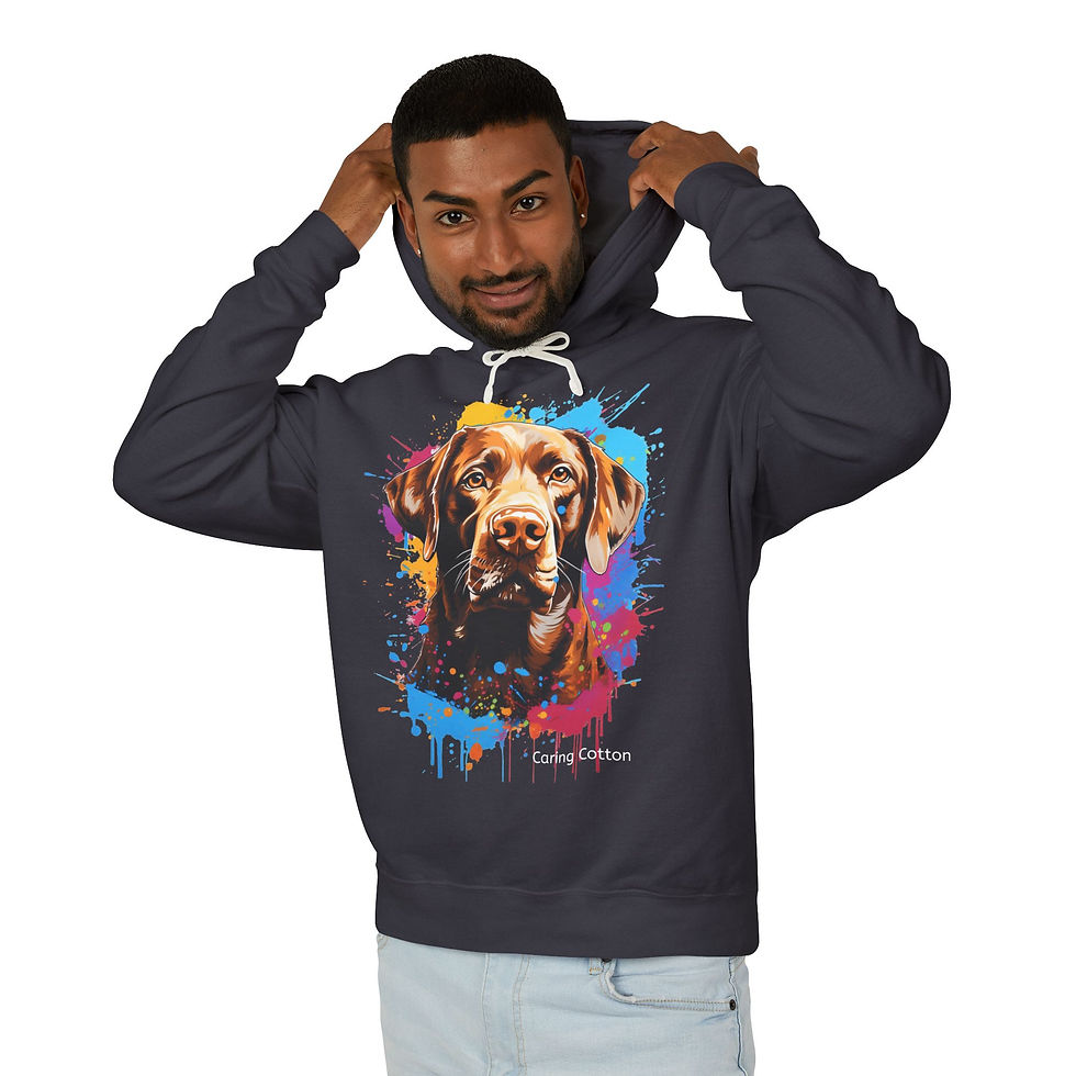 Thumbnail: Labrador Retriever Pop Art Hooded Sweatshirt