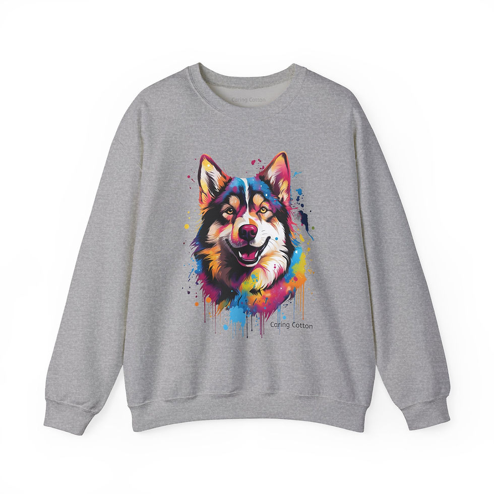 Thumbnail: Siberian Husky Pop Art Sweatshirt