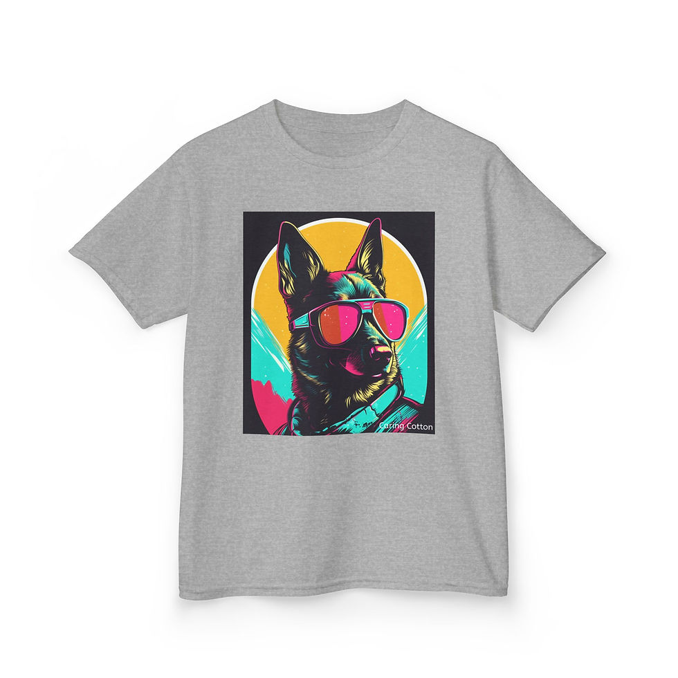 Thumbnail: Kids German Shepherd Cool Guy Tee