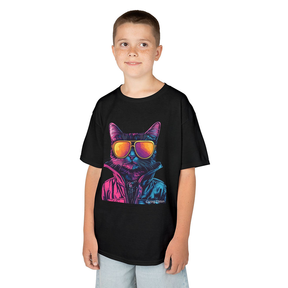 Thumbnail: Kids Cat Cool Guy Tee