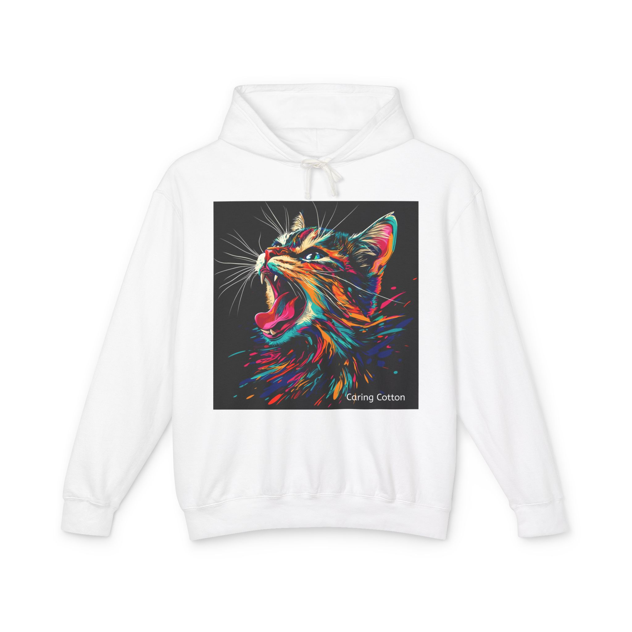 Cat Pop Art Hooded Sweatshirt