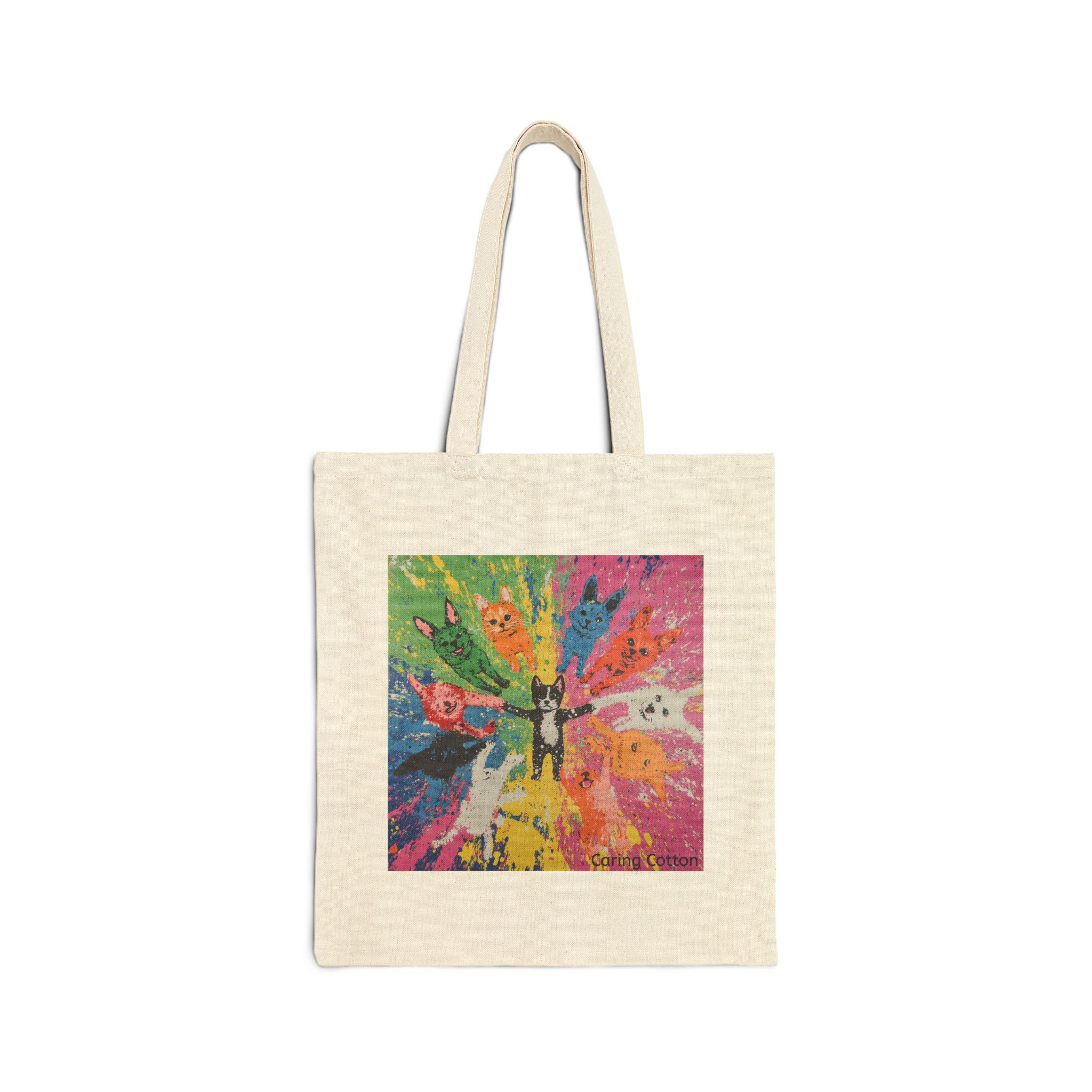 Pet Lover's Cotton Tote Bag