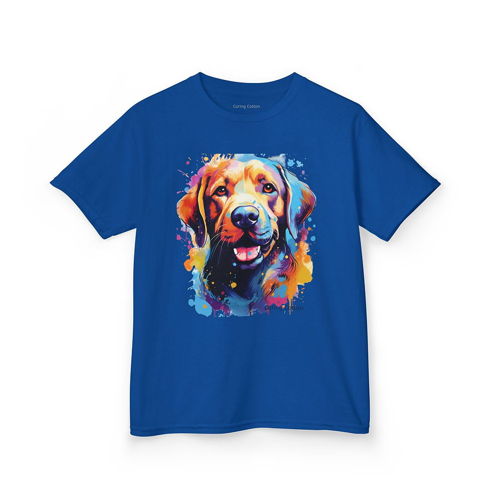 Thumbnail:  Kids Labrador Retriever Pop Art Tee