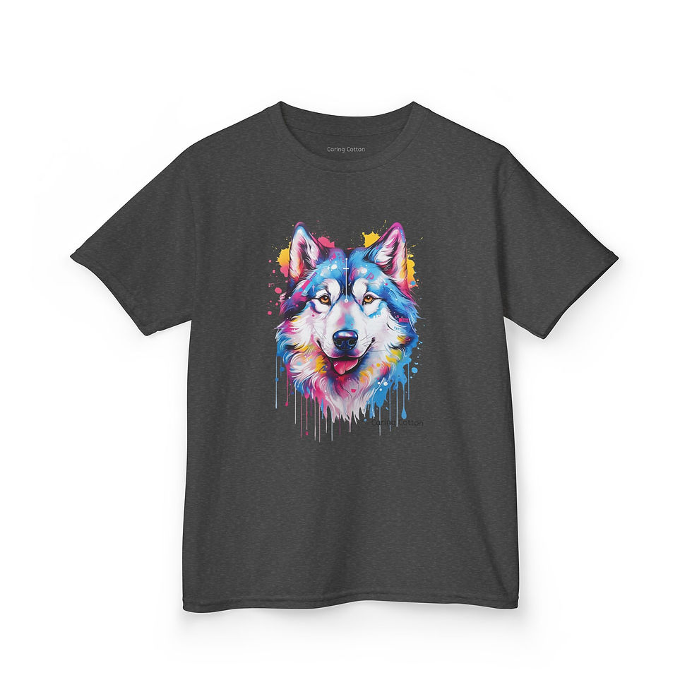 Thumbnail: Kids Siberian Husky Pop Art Tee