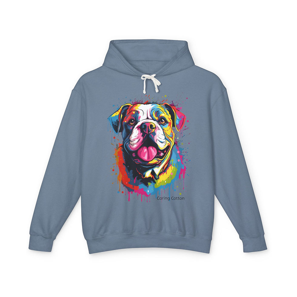 Thumbnail: Bulldog Pop Art Hooded Sweatshirt