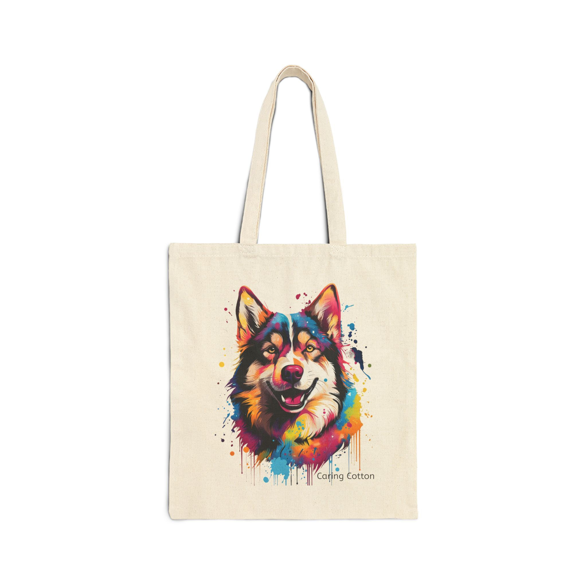 Dog Lover's Cotton Tote Bag