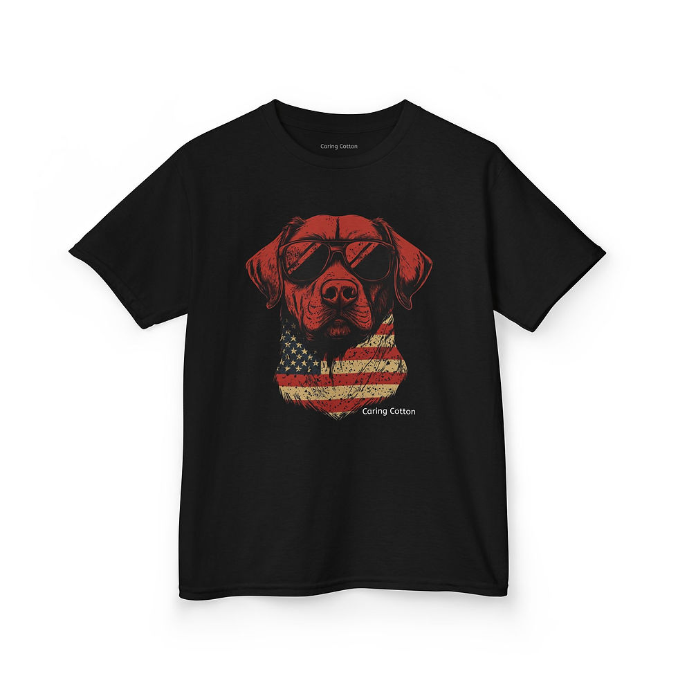 Thumbnail: Kids Labrador Retriever America! Tee