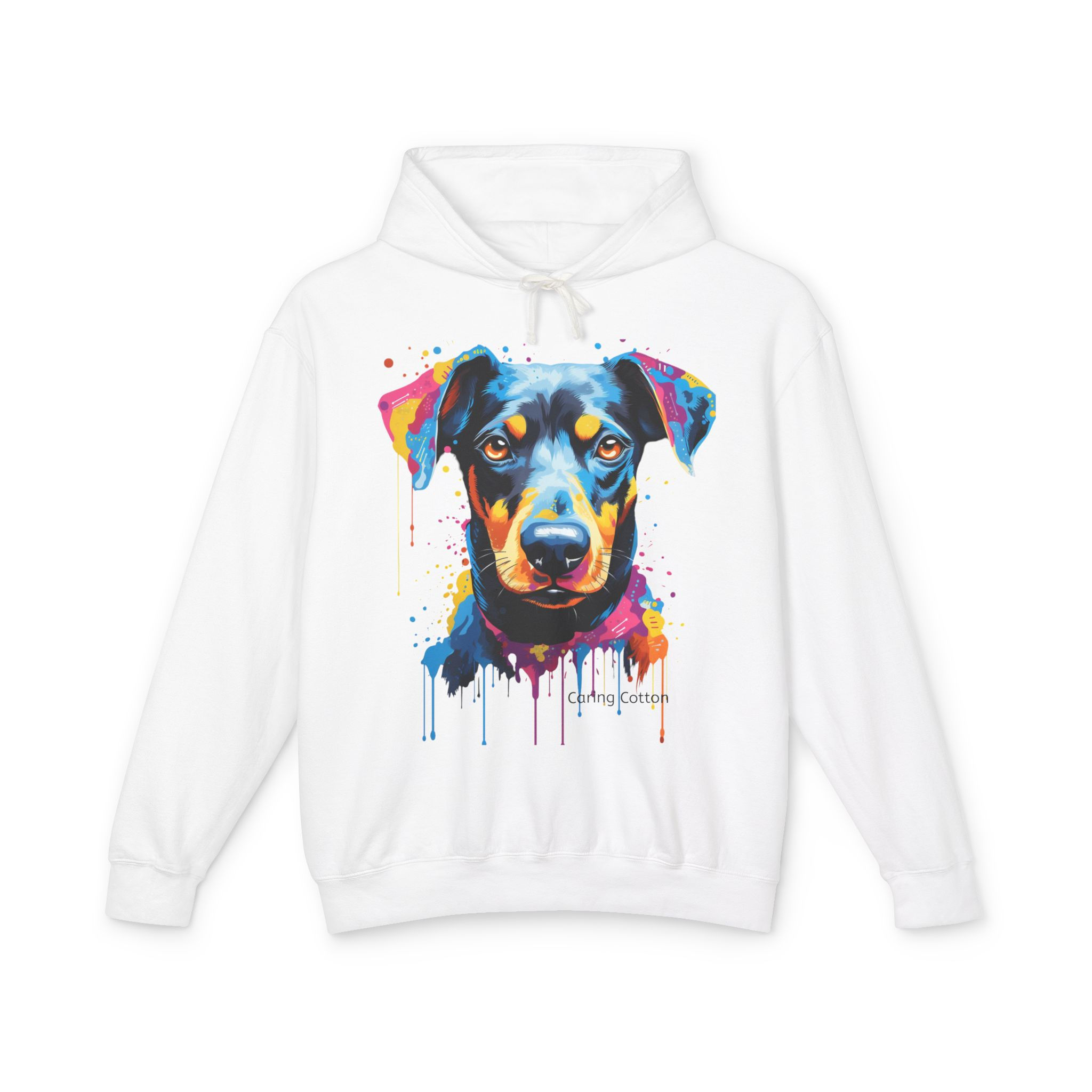 Doberman Pinscher Pop Art Hooded Sweatshirt