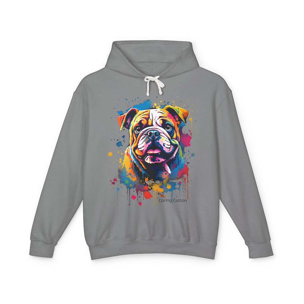 Thumbnail: Bulldog Pop Art Hooded Sweatshirt