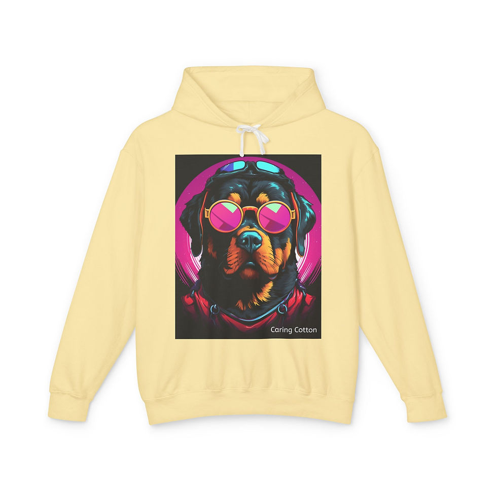Thumbnail: Rottweiler Cool Guy Hooded Sweatshirt