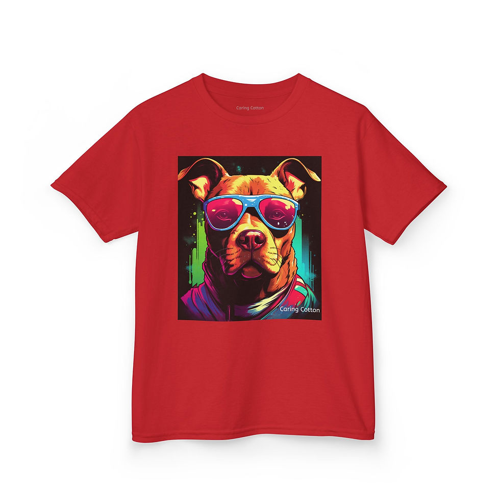 Thumbnail: Kids American Staffordshire Terrier Cool Guy Tee