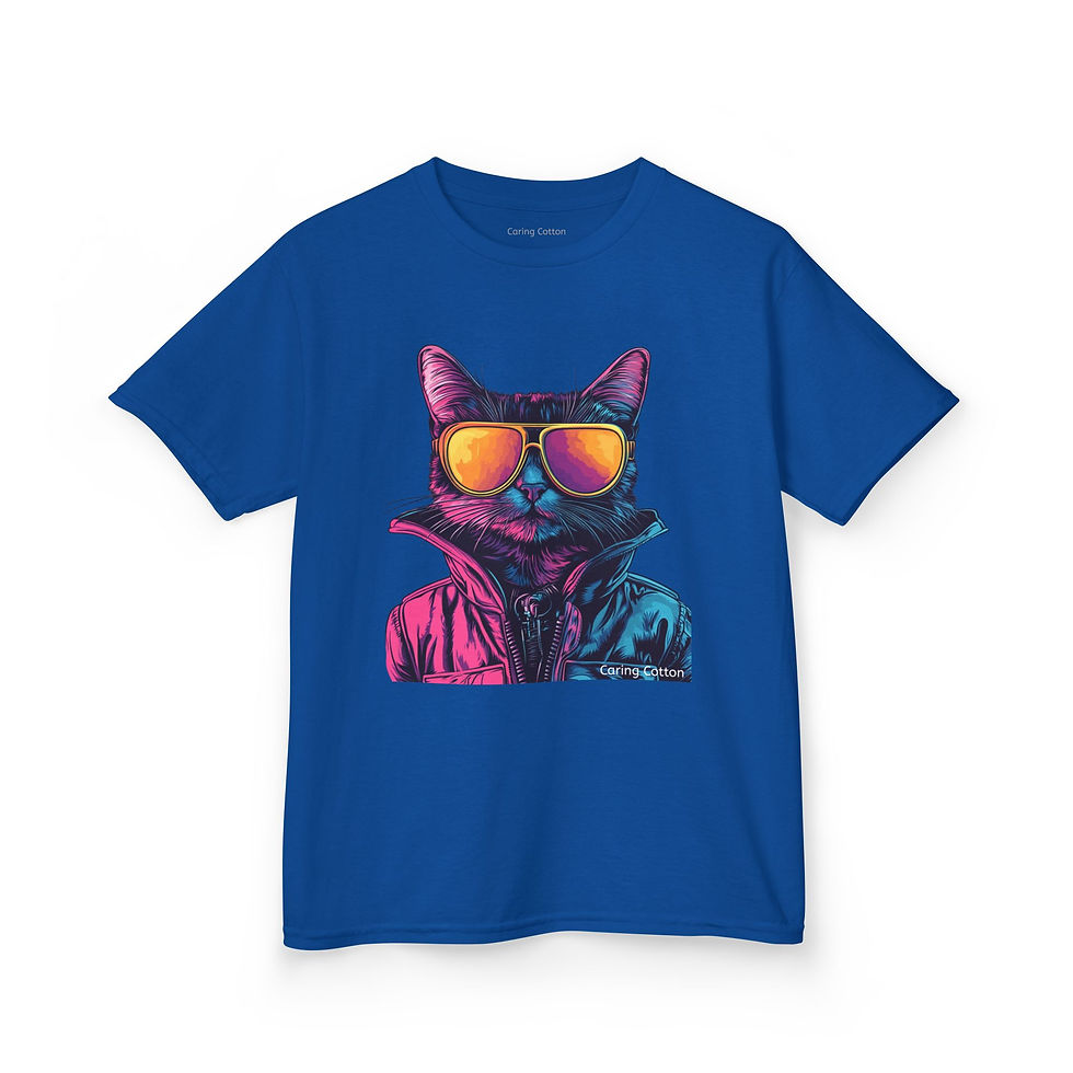 Thumbnail: Kids Cat Cool Guy Tee