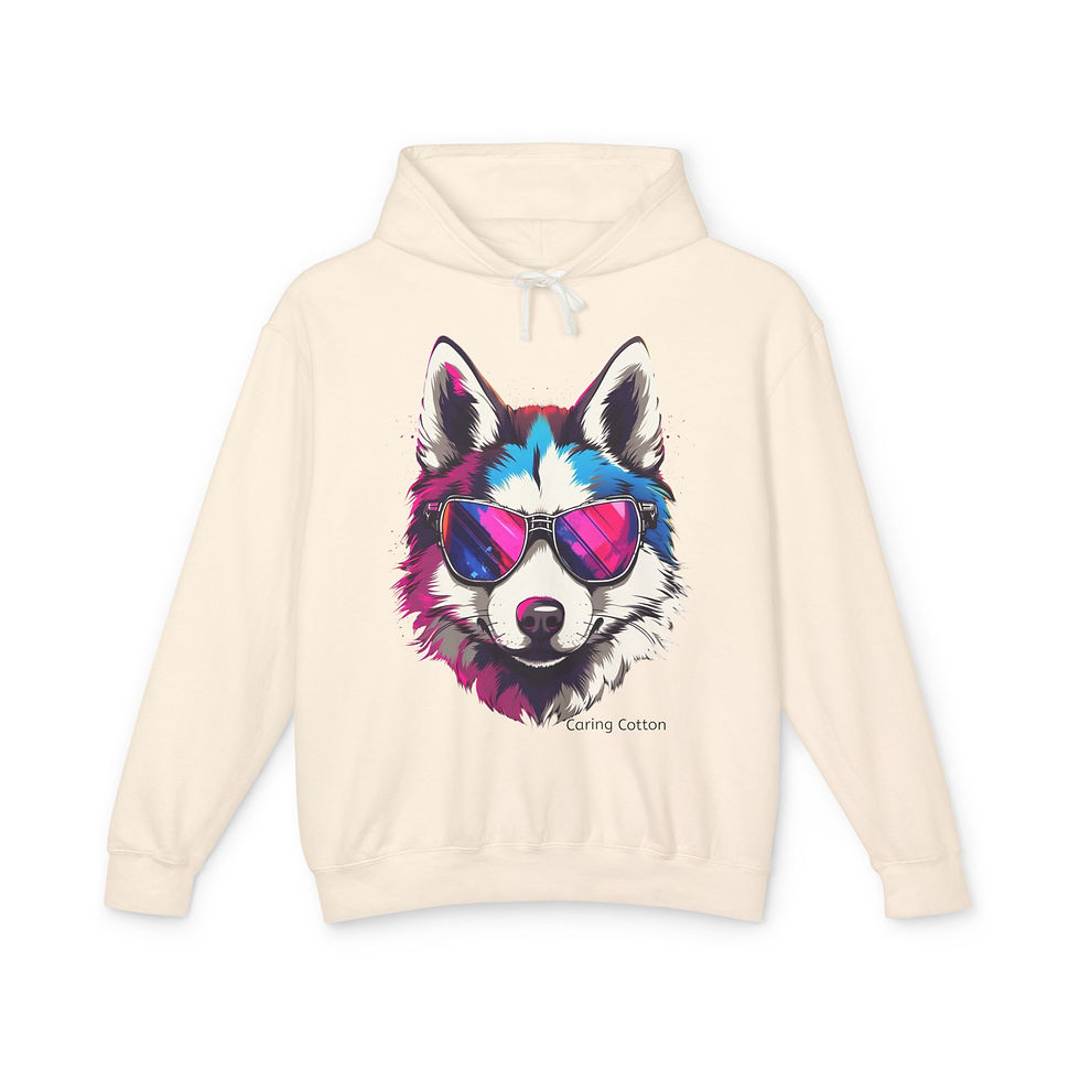 Thumbnail: Siberian Husky Cool Guy Hooded Sweatshirt