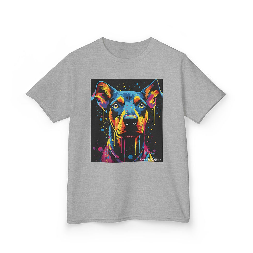 Thumbnail: Kids Doberman Pinscher Pop Art Tee