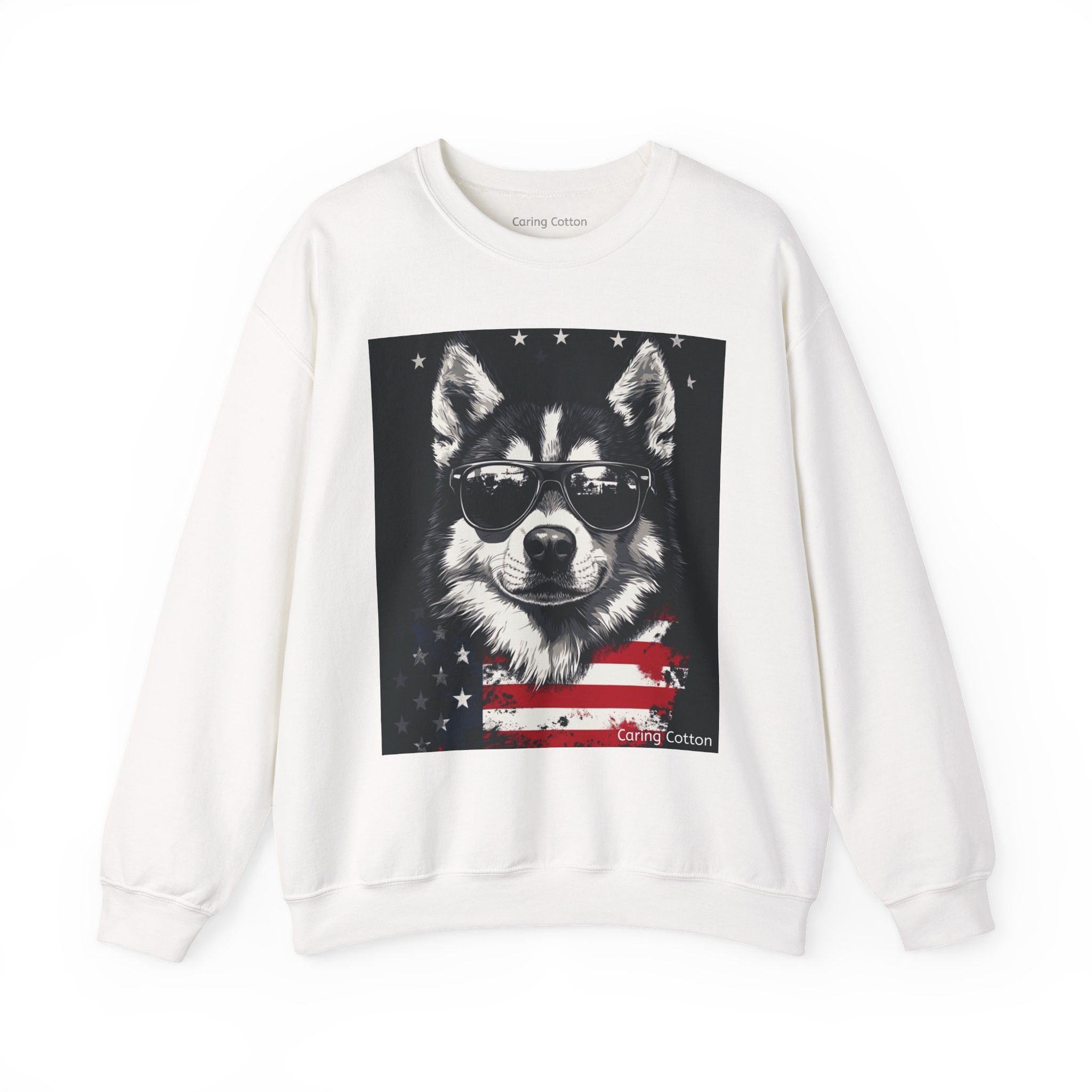Siberian Husky America! Sweatshirt