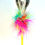 Thumbnail: Neon Rainbow 15" Fairy Wand Sprinkles Glitter Princess, Party Favor, Festival, B